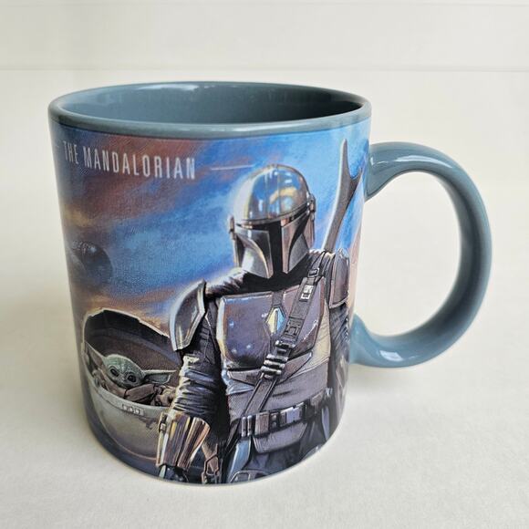 StarWars Mandalorian Mug Grogu 20oz Ceramic Coffee Cup The Child Baby Yoda - Picture 3 of 8
